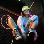 fiber optic led glow bucket hat