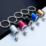 six speed manual shift keychain