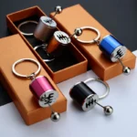 six speed manual shift keychain