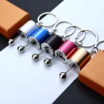 six speed manual shift keychain