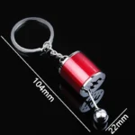 six speed manual shift keychain