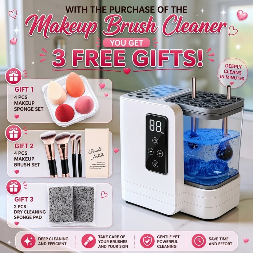 ultimate-5-in-1-makeup-brush-cleaner-dryer Ultimate 5-in-1 Makeup Brush Cleaner & Dryer - Image 1