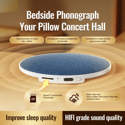 under pillow bluetooth sleep speaker