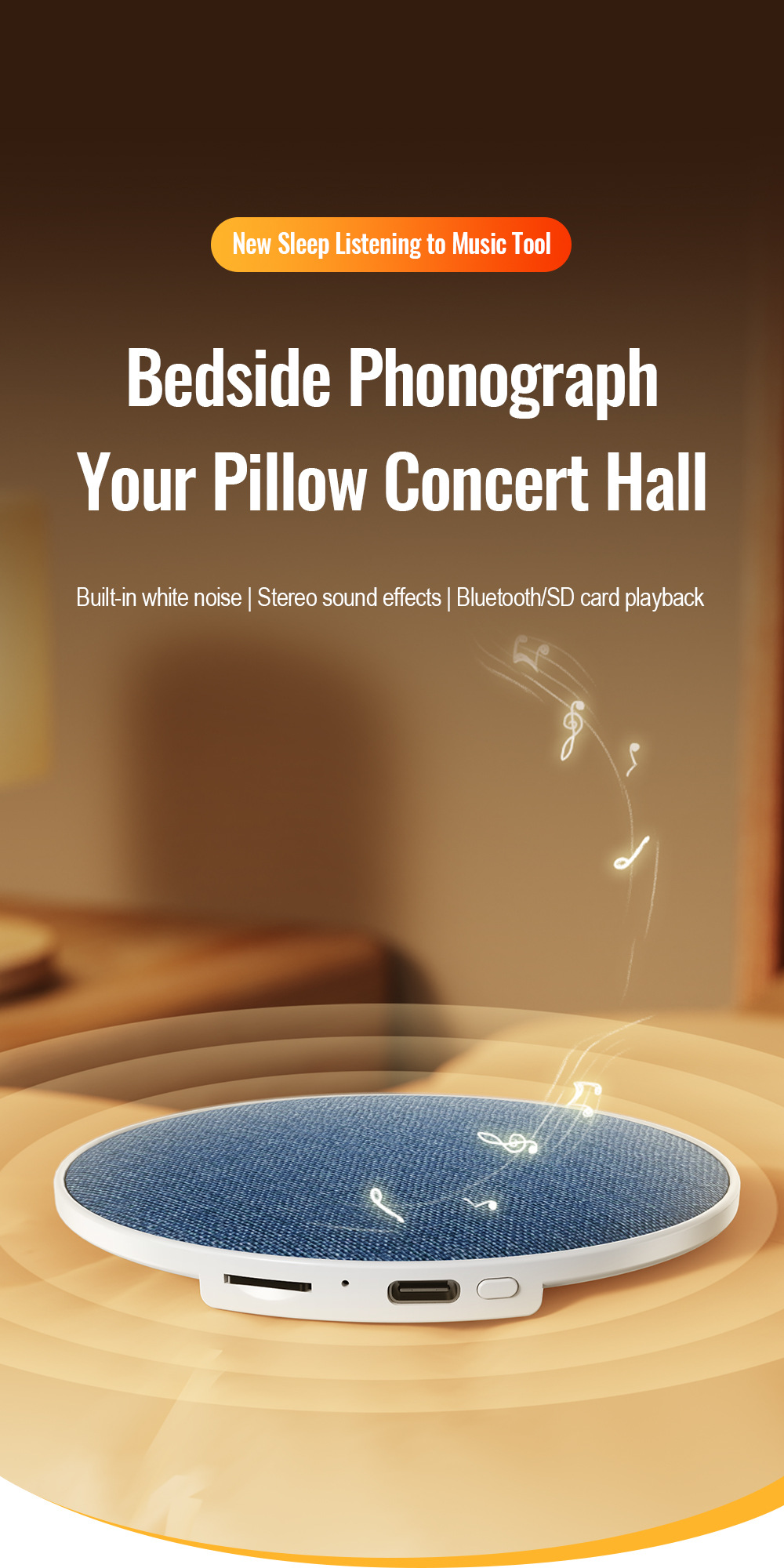 under pillow bluetooth sleep speaker 04