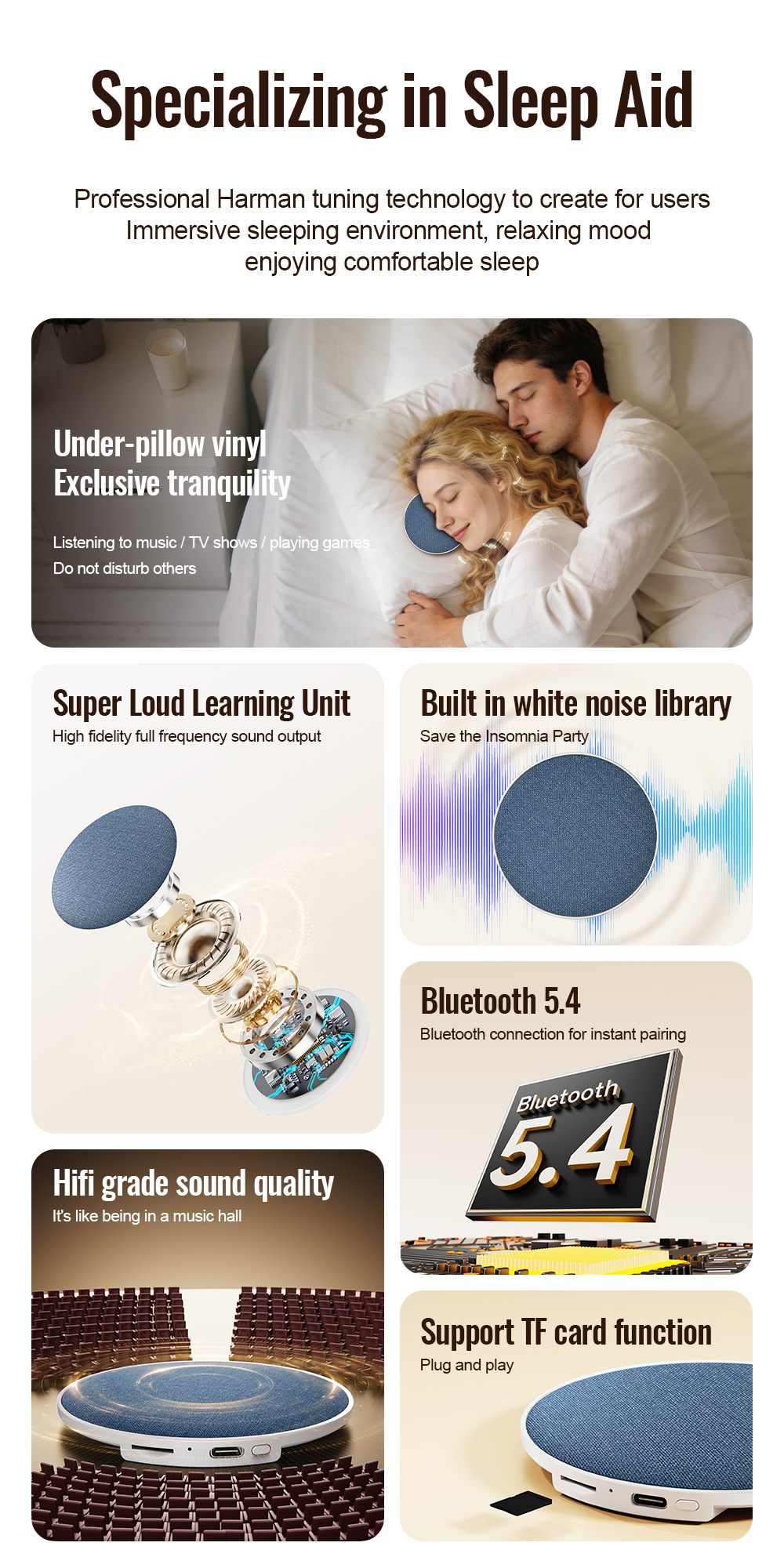 under pillow bluetooth sleep speaker 05