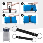 2‑pack travel luggage straps