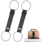 2‑pack travel luggage straps