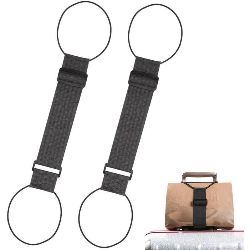 2‑pack travel luggage straps