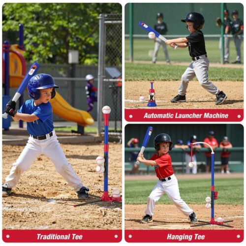 3 in 1 kids' baseball set
