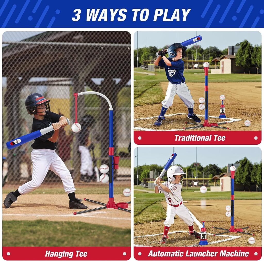 3 in 1 kids baseball set detail 3
