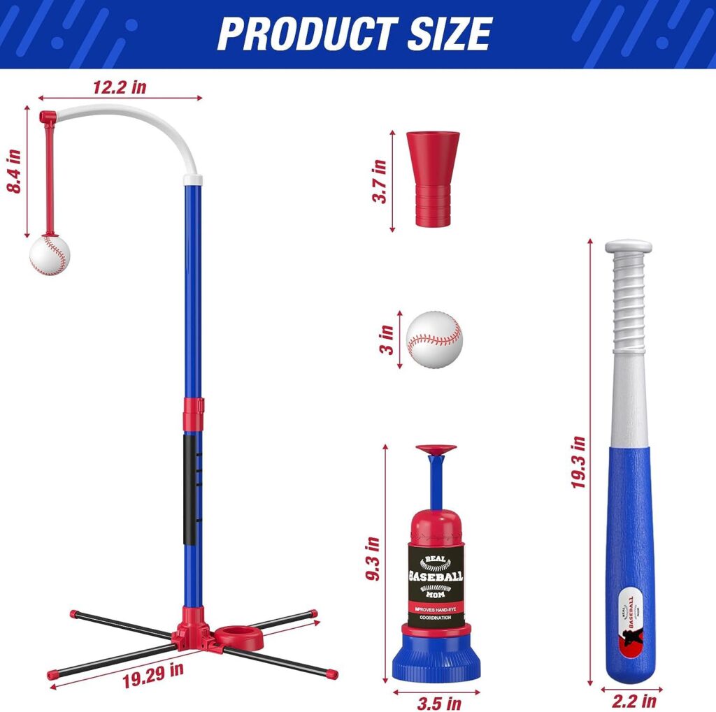 3 in 1 kids baseball set detail 7