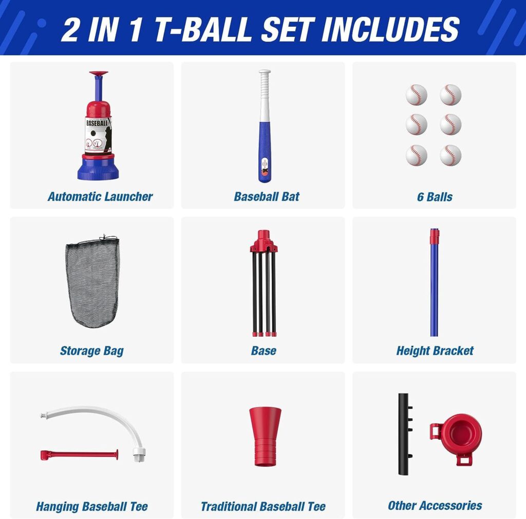 3 in 1 kids baseball set detail 8