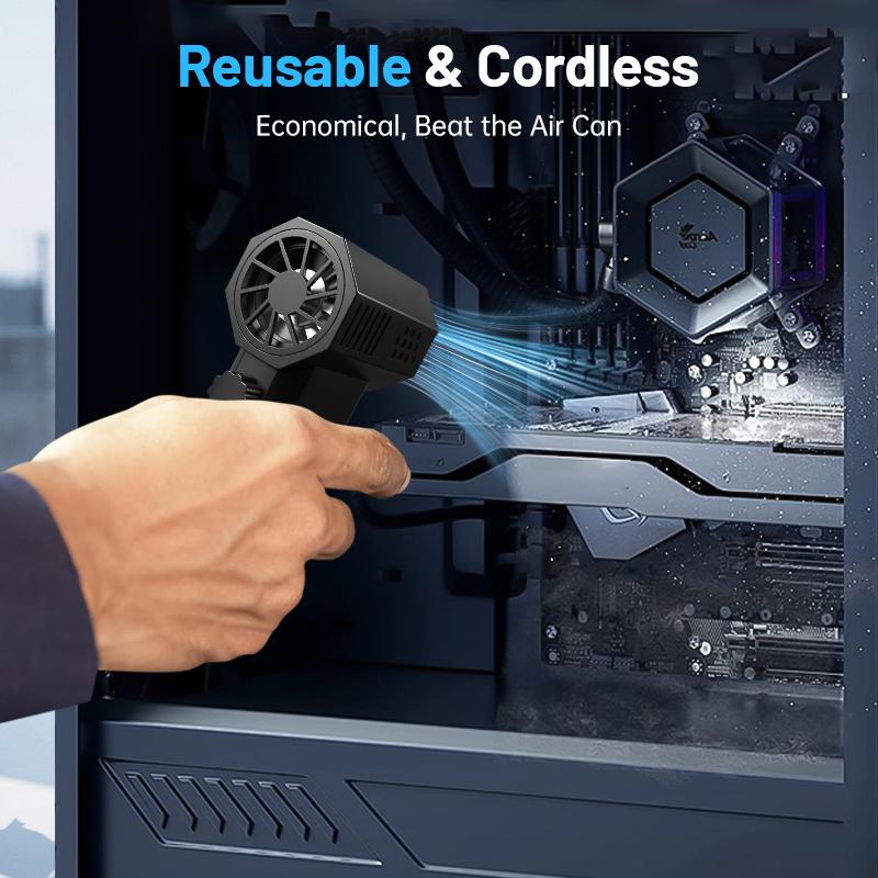 powerful mini cordless turbo fan