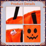 preview led halloween pumpkin light candy buckets